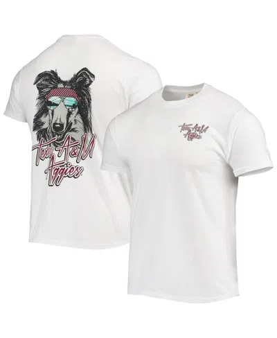 Image One Men's White Texas A&m Aggies Mascot Bandana T-shirt