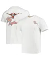 Image One White Texas Longhorns Mascot Bandana T-shirt In White