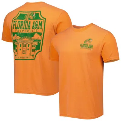 Image One Orange Florida A&m Rattlers Logo Campus Icon T-shirt