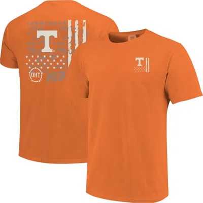Image One Tennessee Orange Tennessee Volunteers Comfort Colors Oht Camo Overlay T-shirt