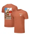 Image One Texas Orange Men's And Women's Texas Longhorns Hyper Local Longhorn Flag T-shirt In Orange