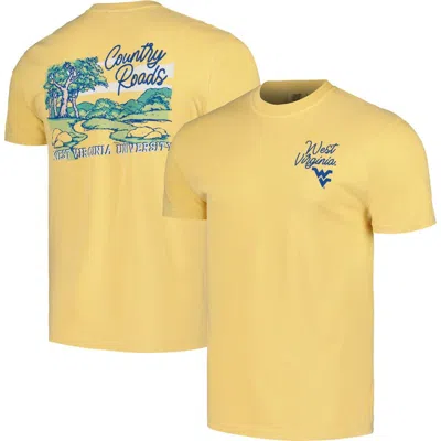 Image One Unisex Gold West Virginia Mountaineers Hyper Local Country Roads T-shirt