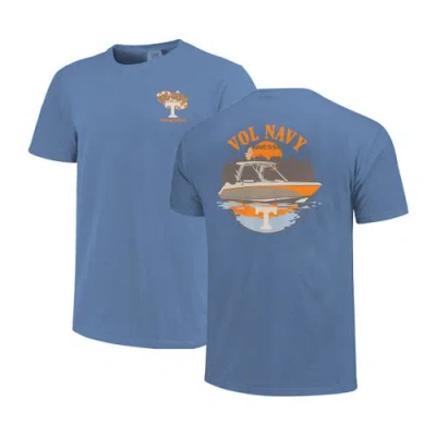 Image One Unisex   Blue Tennessee Volunteers Hyper Local Navy Boat T-shirt