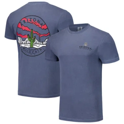 Image One Unisex Navy Arizona Wildcats Scenic Comfort Colors T-shirt