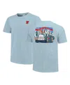 Image One Blue Ole Miss Rebels Comfort Colors Campus Scene Drawing Script T-shirt In Blue