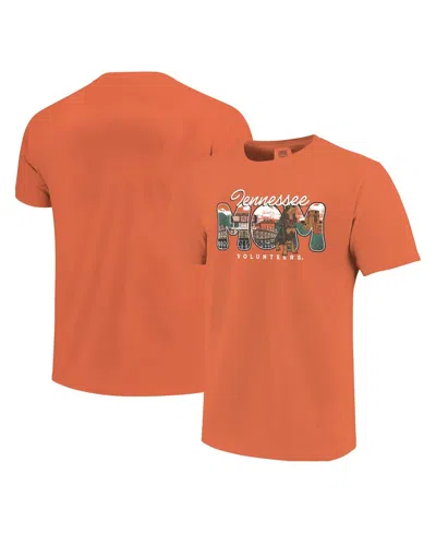 Image One Women's Tennessee Orange Tennessee Volunteers Comfort Colors Campus Drawing Mom T-shirt
