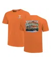 Image One Women's Tennessee Orange Tennessee Volunteers Comfort Colors Campus Scene Drawing Script T-shirt In Tennessee Orange