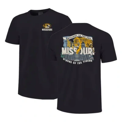 Image One Youth Black Missouri Tigers Comfort Colors Hyperlocal Campus Scene T-shirt