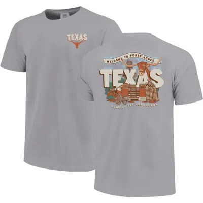 Image One Youth  Gray Texas Longhorns Local Campus Scene T-shirt