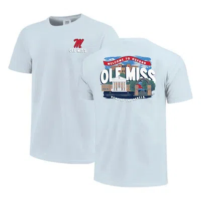 Image One Youth  Light Blue Ole Miss Rebels Local Campus Scene T-shirt