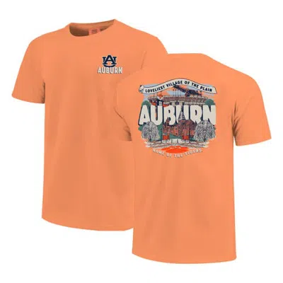Image One Youth  Orange Auburn Tigers Comfort Colors Hyperlocal Campus Scene T-shirt