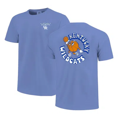 Image One Kids' Youth Royal Kentucky Wildcats Comfort Colors Basketball T-shirt