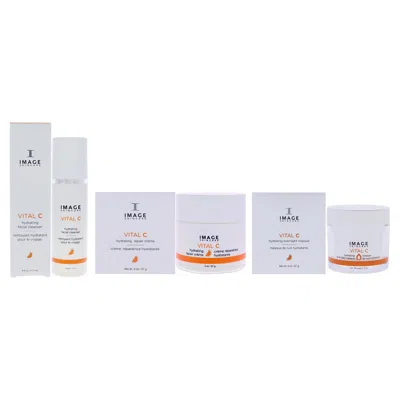 Image Vital C Hydrating Kit By  For Unisex - 3 Pc 2oz Overnight Masque, 6oz Repair Cream, 6oz Facial  In White