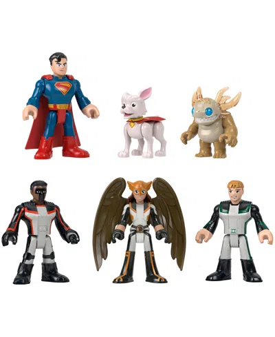 Imaginext Fisher Price Dc Super Friends  Action Figure Set In Transparent