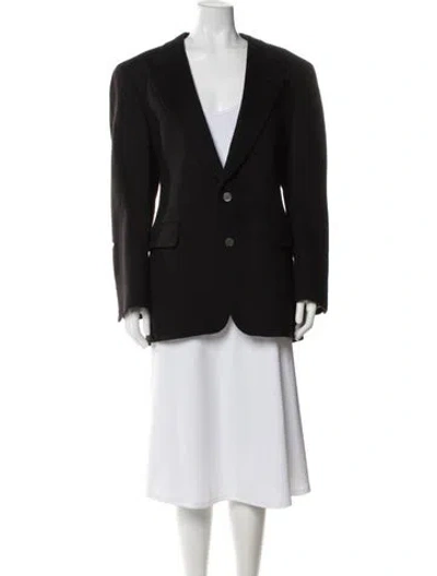 Pre-owned I.magnin Cashmere Blazer In Black