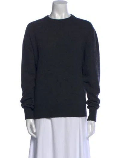 Pre-owned I.magnin Cashmere Crew Neck Sweater In Blue