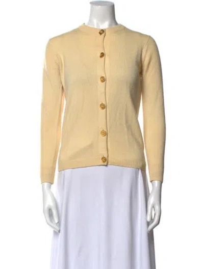 Pre-owned I.magnin Cashmere Crew Neck Sweater In Neutral