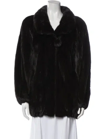 Pre-owned I.magnin Fur Jacket In Black