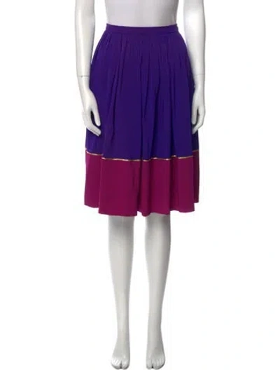 Pre-owned I.magnin Knee-length Skirt In Purple