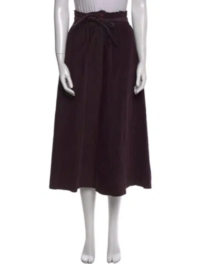 Pre-owned I.magnin Midi Length Skirt In Purple