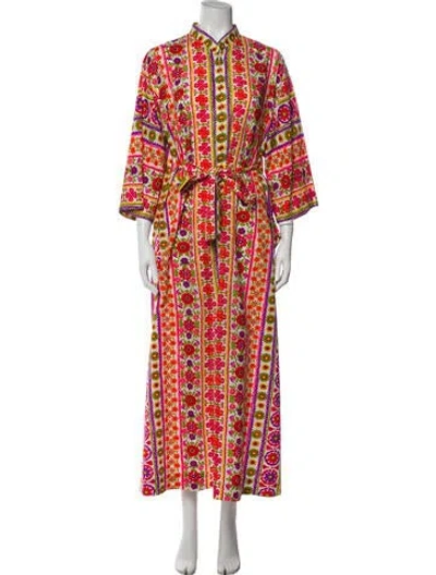 Pre-owned I.magnin Printed Long Dress In Multi