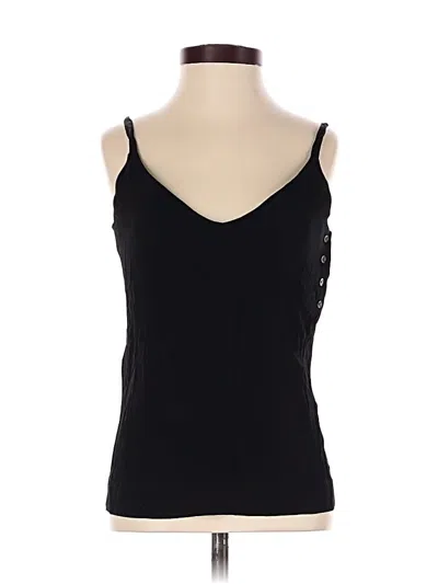 Pre-owned I.magnin Sleeveless Top Black Sweetheart Neckline Tops