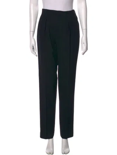 Pre-owned I.magnin Straight Leg Pants In Black