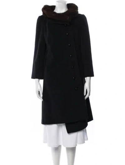 Pre-owned I.magnin Vintage 1960's Coat In Black