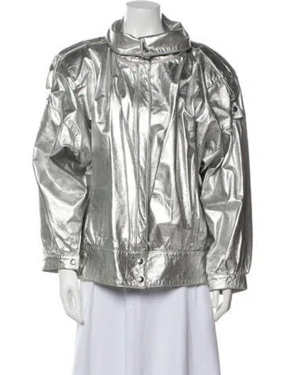 Pre-owned I.magnin Vintage 1980's Jacket In Silver