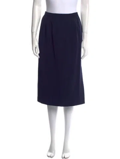 Pre-owned I.magnin Vintage Knee-length Skirt In Blue
