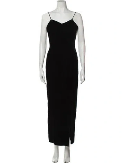 Pre-owned I.magnin Vintage Long Dress In Black