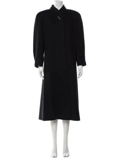 Pre-owned I.magnin Wool Coat In Black