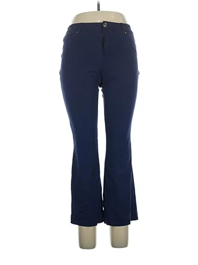 Pre-owned Iman Active Pants In Blue