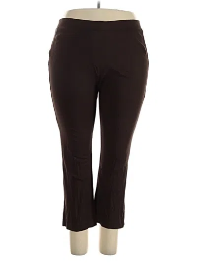 Pre-owned Iman Active Pants In Brown