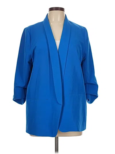 Pre-owned Iman Blazer Jacket In Blue