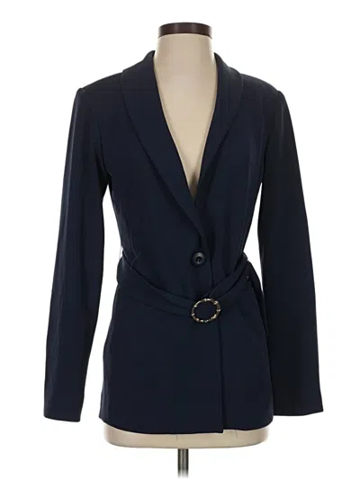 Pre-owned Iman Blazer Jacket In Blue