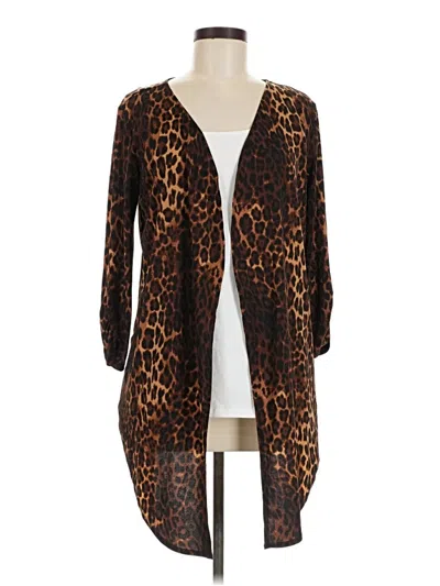 Pre-owned Iman Cardigan Sweater In Brown