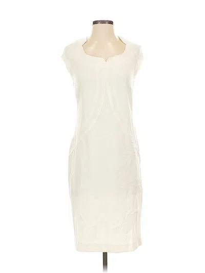 Pre-owned Iman Casual Dress In White