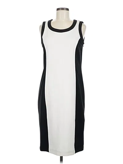 Pre-owned Iman Casual Dress In White