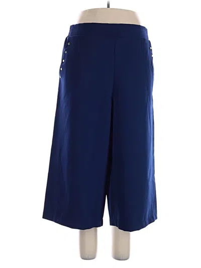 Pre-owned Iman Casual Pants In Blue