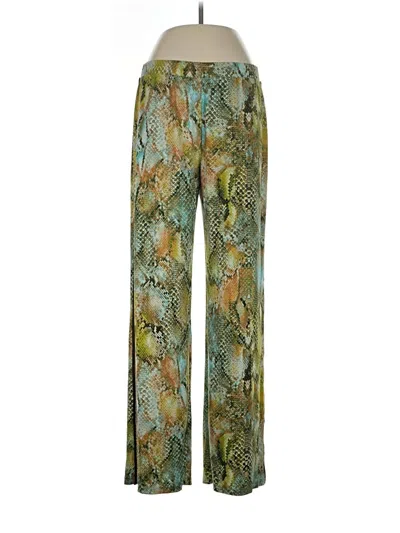 Pre-owned Iman Casual Pants In Green