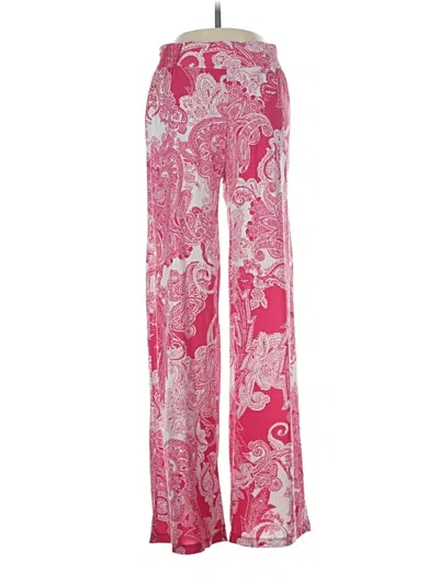 Pre-owned Iman Casual Pants In Pink