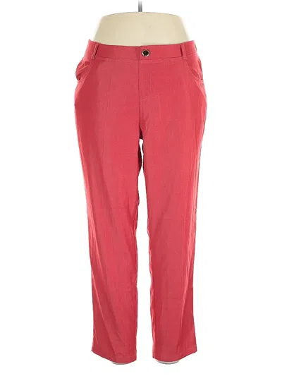Pre-owned Iman Casual Pants In Red