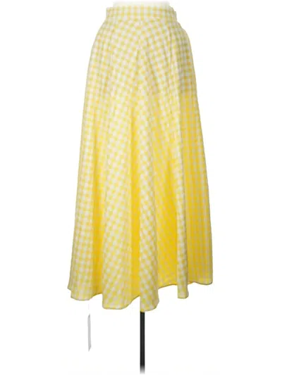 Pre-owned Iman Casual Skirt In Yellow