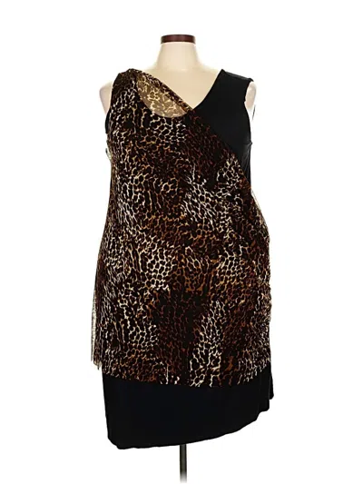 Pre-owned Iman Cocktail Dress In Brown