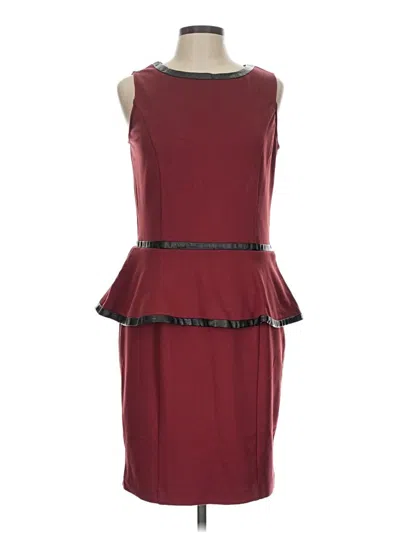 Pre-owned Iman Cocktail Dress In Burgundy