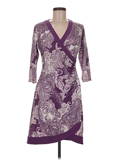 Pre-owned Iman Cocktail Dress In Purple