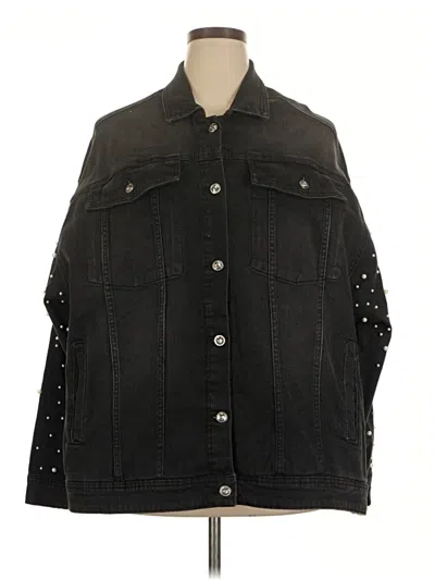 Pre-owned Iman Denim Jacket In Black