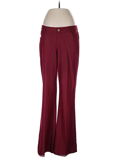 Pre-owned Iman Dress Pants In Burgundy