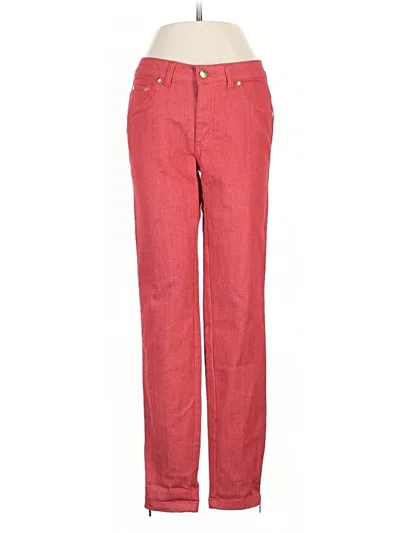 Pre-owned Iman Jeans In Red